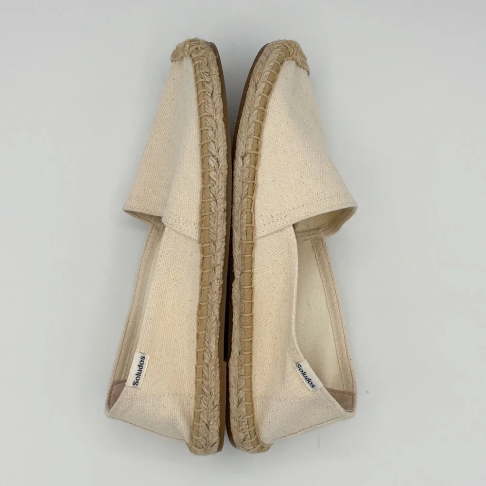 Soludos Beige Natural The Dali Original Espadrille Sz 6 6.5